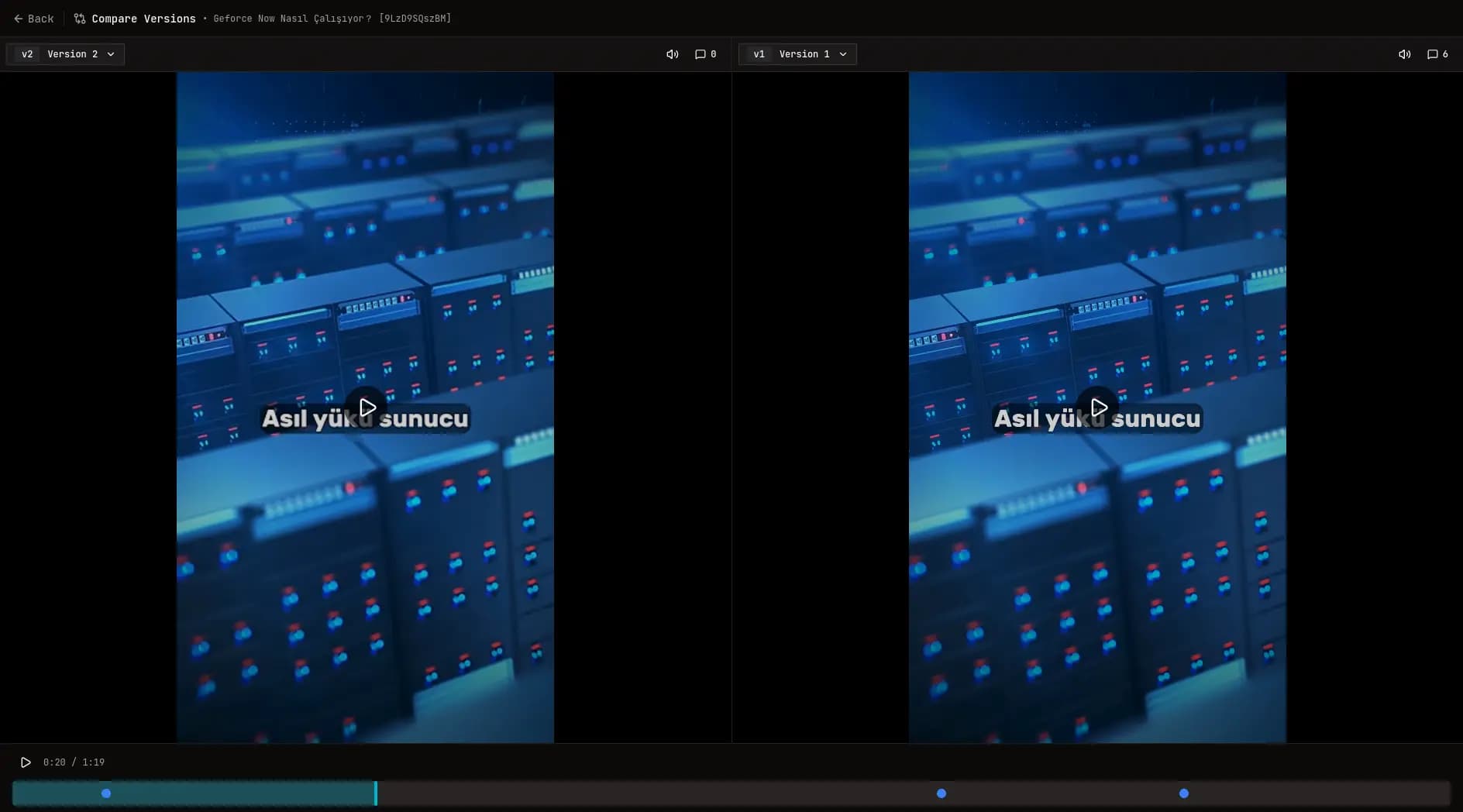 Comparison Mode